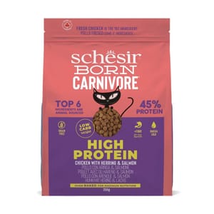貓糧 Schesir 貓糧 成貓糧 無穀物 高蛋白雞肉鯡魚配方 255g (SCH13803)