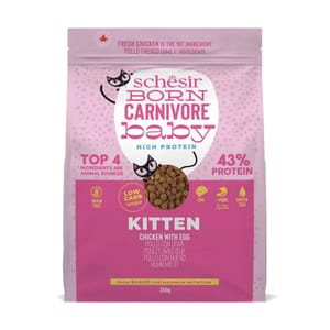Schesir Cat Food Kitten Grain-Free High Protein Chicken & Egg 255g 貓貓 貓糧 貓乾糧 寵物用品速遞