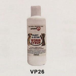 Aristopet澳洲 Aristopet澳洲 幼犬幼貓驅蟲糖漿 PUPPY & KITTY WORM SYRUP 200ml VP26 200ml 貓犬用 正面圖