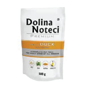Dolina Noteci Premium 狗濕糧主食包 鴨肉 500g (DDP500) 狗罐頭 狗濕糧 Dolina Noteci 寵物用品速遞