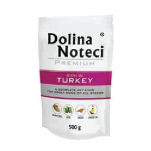 Dolina Noteci Premium 狗濕糧主食包 火雞肉 500g (DT500) 狗罐頭 狗濕糧 Dolina Noteci 寵物用品速遞