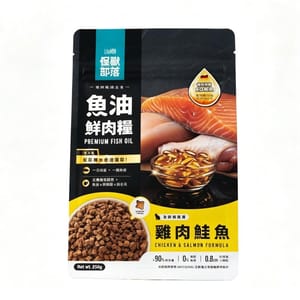怪獸部落 德國頂級魚油 貓糧 雞肉鮭魚 250g (A803) 貓糧 貓乾糧 怪獸部落 寵物用品速遞