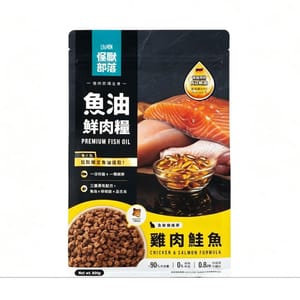 怪獸部落 德國頂級魚油 貓糧 雞肉鮭魚 800g (A804) 貓糧 貓乾糧 怪獸部落 寵物用品速遞