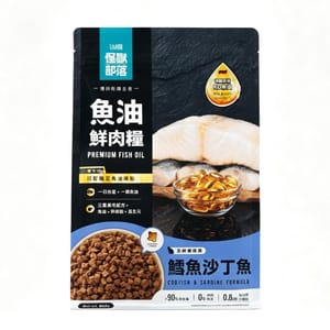 怪獸部落 德國頂級魚油 貓糧 鱈魚沙丁魚 800g (A807) 貓糧 貓乾糧 怪獸部落 寵物用品速遞