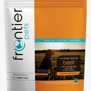 Frontier Freeze-Dried Dog Food Hypoallergenic Grass-Fed Beef 300g 狗狗 狗糧 寵物用品速遞