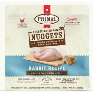 PRIMAL Primal 貓糧 脫水凍乾生肉主食糧 兔肉配方 5.5oz (FRF5FD)