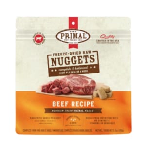 Primal 狗糧 脫水凍乾生肉主食糧 牛肉配方 5.5oz (CBF5FD) 狗糧 PRIMAL 寵物用品速遞