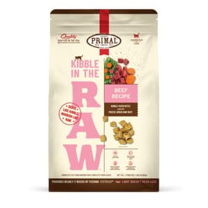 Primal Cat Kibble in the Raw Beef Recipe 1.5lb pet shop