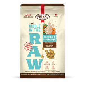 Primal Cat Kibble in the Raw Chicken & Fish Recipe 1.5lb pet shop
