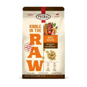 Primal Dog Kibble in the Raw Beef Recipe 9lb pet shop