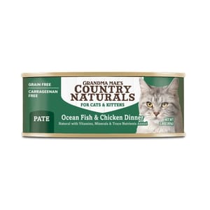 Country Naturals Country Naturals 貓罐頭 無添加無穀物肉泥系列 海洋鮮魚走地雞 2.8oz 80g (CNCE082)