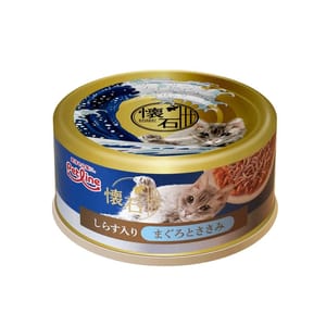 日清 日清 貓罐頭 懷石 吞拿魚+雞肉+白飯魚 70g (PL-K110)