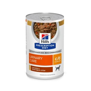 狗罐頭 Hills 處方糧 狗罐頭 c/d 泌尿系統配方 雞肉燉蔬菜 12.5oz (3384)