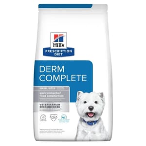 狗糧 Hills 處方糧 狗糧 Derm Complete 皮膚及食物敏感配方 小顆粒 6.5lbs (605804)