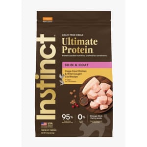 Instinct 貓糧 本能 貓糧 無穀物頂級蛋白質系列 皮膚毛髮 雞肉+鱈魚配方 10lb (658863) 貓糧 貓乾糧 Instinct 本能 寵物用品速遞