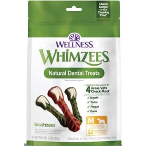 WHIMZEES WHIMZEES 中型犬快樂牙刷形潔齒骨 12支 12.7oz (WHZ803L)