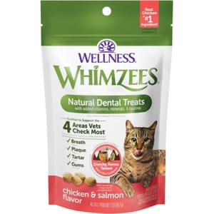 WHIMZEES WELLNESS 貓用潔齒餅 三文魚味 4.5oz (WHZ2006)