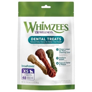 WHIMZEES WHIMZEES 迷你犬快樂牙刷形潔齒骨 48支 12.7oz (WHZ801L)