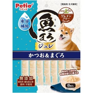 Petio Petio 狗零食 無添加 鰹魚+吞拿魚 補水唧唧棒 8支裝 (80505362)
