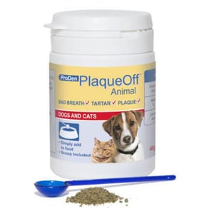 ProDen ProDen PlaqueOff 保迪牙石粉 180g 180g 貓犬用 正面圖