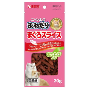 日本Sunrise 日本Sunrise 雙倍鈣潔齒小食 金槍魚片味 20g 20g 正面圖