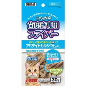 日本Sunrise 日本Sunrise 鈣鑯維扭扭潔齒棒 30g 30g 正面圖