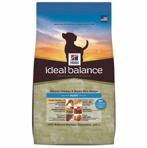 Hills Hills 狗糧 Ideal Balance 天然幼犬配方 雞肉及糙米餐 12.5lb 5lb  正面圖