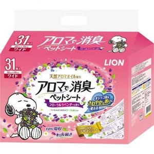 日本LION 日本LION 薰衣草寵物尿墊 狗尿墊 狗尿片 [45*60 L碼 31枚]   正面圖