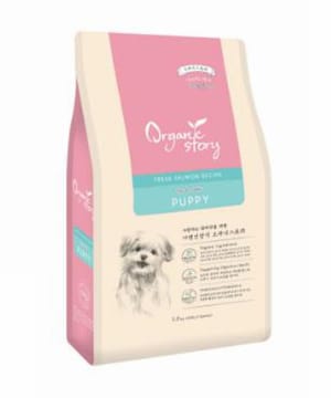 Organic Organic Story有機物語 幼犬糧 Puppy-Fresh Salmon三文魚配方 1.2kg 2kg 正面圖