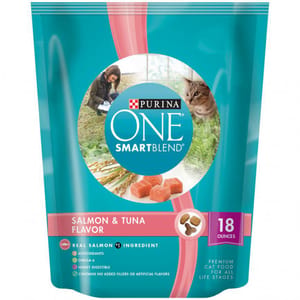 Purina Purina ONE 成貓三文魚及吞拿魚配方 Salmon & Tuna 510g 510g 正面圖