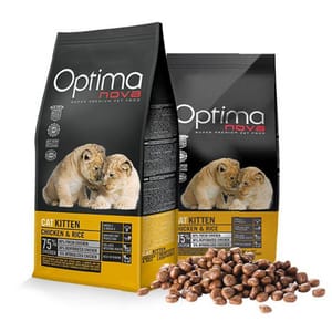 Optima Optima nova 幼獅子母孕育配方 Kitten Chicken & Rice 2kg 2kg  正面圖