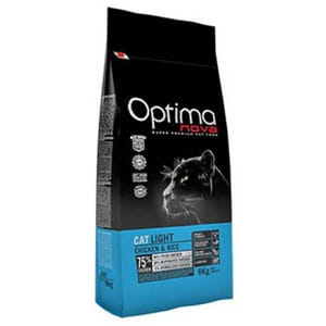 Optima Optima nova 黑豹修身低脂配方 Light Chicken & Rice 8kg 8kg 正面圖