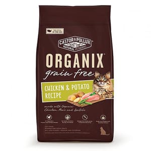 CASTOR CASTOR & POLLUX ORGANIX Chicken & Sweet Potato無穀物有機全貓糧 雞肉甜薯配方 6lb 6lb  正面圖