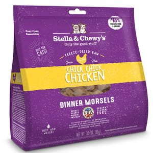 Stella & Chewy's Stella & Chewy's 貓糧 Dinner Morsels 凍乾生肉主食糧 雞肉配方 18oz 18oz 正面圖