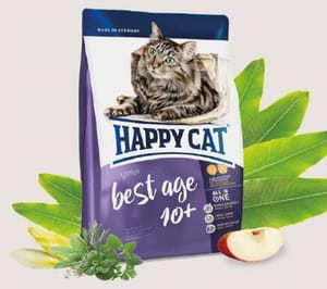 Happy Happy Cat Supreme 高齡貓配方貓糧 Best Age +10 Senior 300g 300g  正面圖