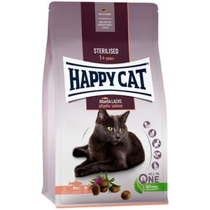 Happy Happy Cat Supreme 絕育成貓糧 三文魚配方 4kg 4kg  正面圖