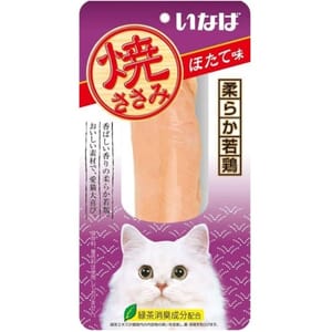 CIAO CIAO 貓零食 日本烤雞胸肉 扇貝味 30g 30g 正面圖