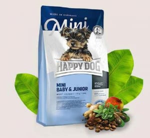 Happy Happy Dog Supreme Mini 小型幼犬配方 Mini Baby & Junior 300g 300g 正面圖