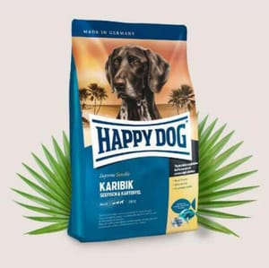 Happy Happy Dog Supreme Sensible 成犬加勒比深海魚無縠物配 方 Karibik  1kg 1kg  正面圖