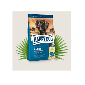 Happy Happy Dog Supreme Sensible 成犬加勒比深海魚無縠物配 方 Karibik  4kg 4kg  正面圖