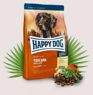 Happy Happy Dog Supreme Sensible 意大利鴨肉三文魚配方 Toscana Ente & Lachs 4kg 4kg 正面圖