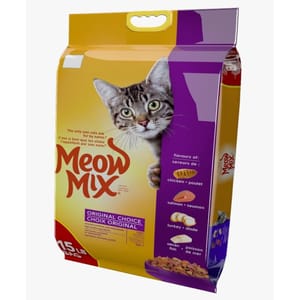 Meow Meow Mix 貓糧 原味配方 15lb 15lb  正面圖