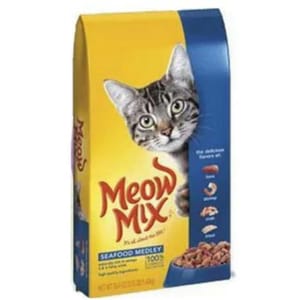 Meow Meow Mix 貓糧 海鮮配方 14.2lb 2lb 正面圖