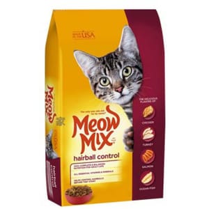Meow Meow Mix 貓糧 去毛球配方 14.2lb 2lb 正面圖