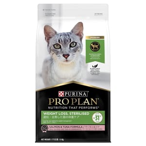 PURINA PURINA PROPLAN 冠能 貓糧 絕育貓體重控制配方 Sterilised 1.5kg 5kg  正面圖