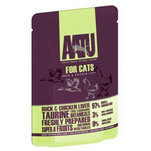 AATU AATU 貓濕糧 主食配方 鴨肉+雞肝 85g 85g  正面圖