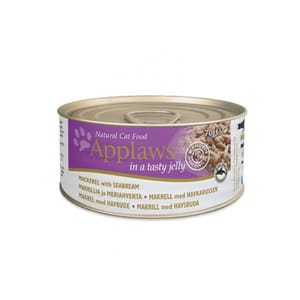 Applaws Applaws 貓罐頭 啫喱鯖魚及鯛魚 Mackerel with Seabream in Jelly 70g 70g  正面圖