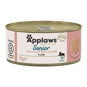 Applaws Applaws 貓罐頭 啫喱高齡貓用7+ 吞拿魚及三文魚 Senior Tuna with Salmon in Jelly 70g 70g 貓用 正面圖