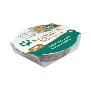 Applaws Applaws 貓濕糧 Cat Pot 肉湯系列 吞拿魚及魷魚 Tuna & Calamari 60g 60g  正面圖