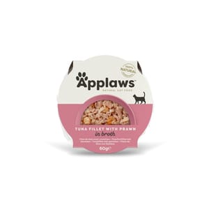 Applaws Applaws 貓濕糧 Cat Pot 肉湯系列 吞拿魚及蝦 Tuna Fillet with Prawn 60g 60g  正面圖